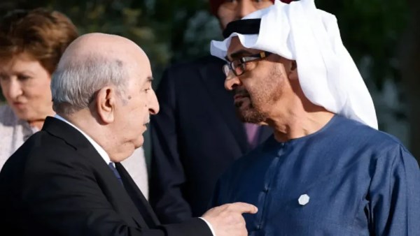 الرئيس الجزائري ورئيس الإمارات العربية المتحدة