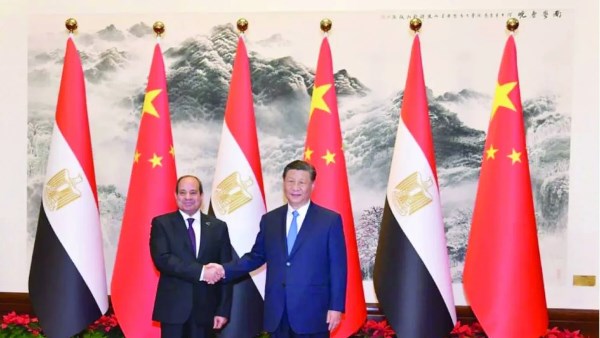 الرئيس عبدالفتاح السيسي والرئيس الصيني