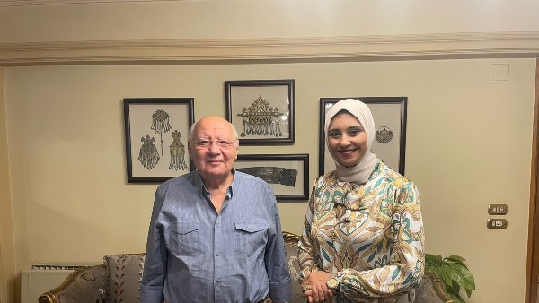 محرر صدى البلد مع السفير رؤوف سعد