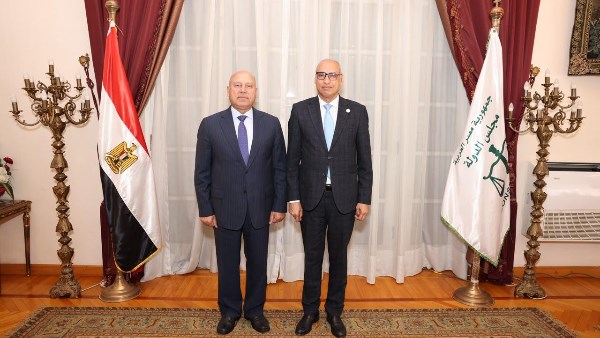 رئيس مجلس الدولة يستقبل وزير النقل لتقديم التهنئة