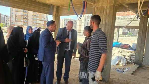 جانب من عمليات التفتيش