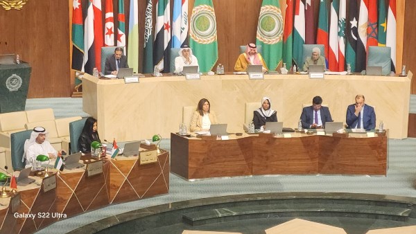 نايف بن محمد العنزي خلال كلمته بأعمال الدورة 118