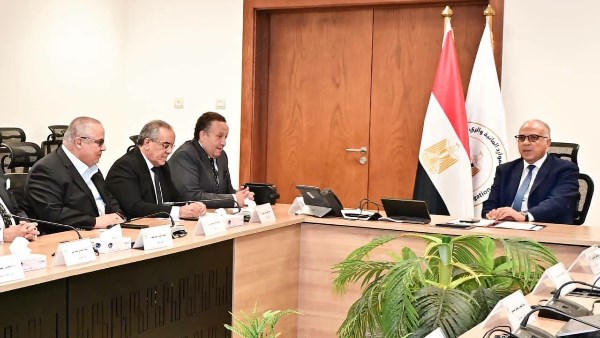 وزير الري يلتقي وفد نقابة المهندسين 