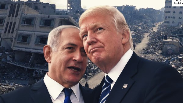 الرئيس الأمريكي دونالد ترامب ورئيس الوزراء الإسرائيلي 