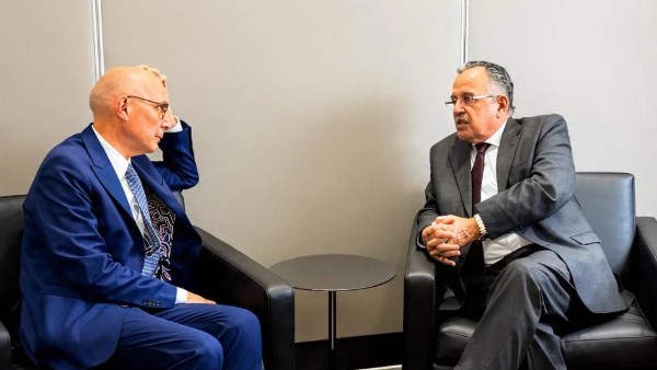 نبيل فهمي والمفوض السامي لحقوق الإنسان 