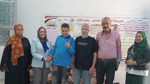 القومي للإعاقة يعيد الطالب أنس لمدرسته لأداء دراسته بإنتظام