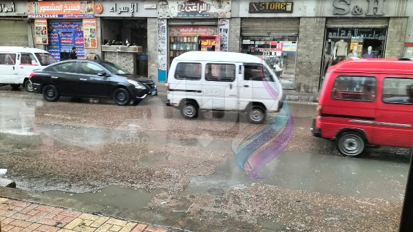 أمطار غزيرة تضرب الإسكندرية