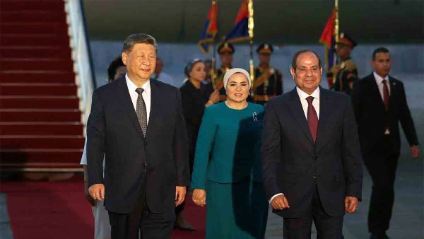الرئيس السيسي والرئيس الصيني