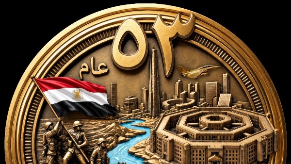 لوجو احتفال القوات المسلحة بالذكرى 53 لحرب أكتوبر
