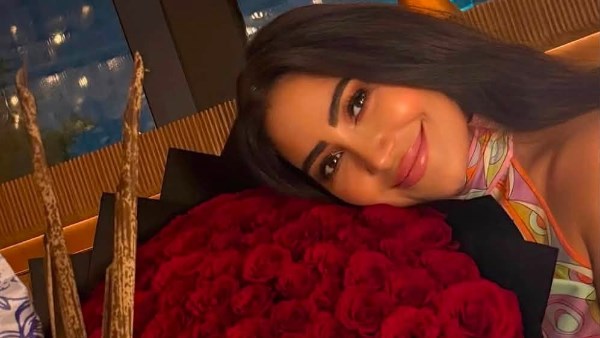  بوسي تخطف الانظار بإطلالتها فى عيد ميلادها