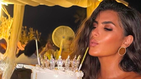 زوجة ماجد المصرى تحتفل بعيد ميلادها