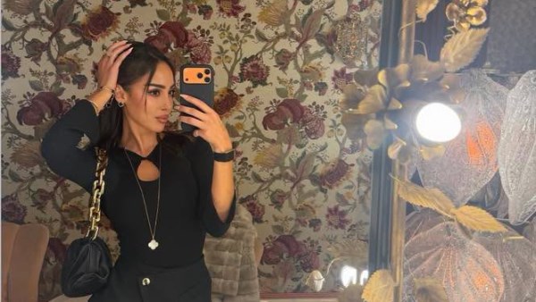 بسمة بوسيل برفقة بناتها وصديقاتها في لندن