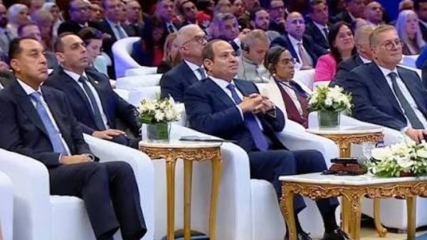  حضور الرئيس عبد الفتاح السيسي حفل افتتاح منتدى التعدين الخامس
