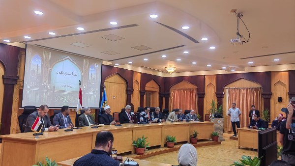 مؤتمر جامعة الأزهر لإعلان نتيجة التنسيق