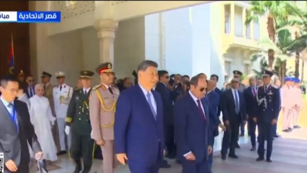 الرئيس السيسي ونظيره الصيني