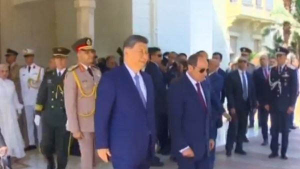 الرئيس السيسي ونظيره الصيني 