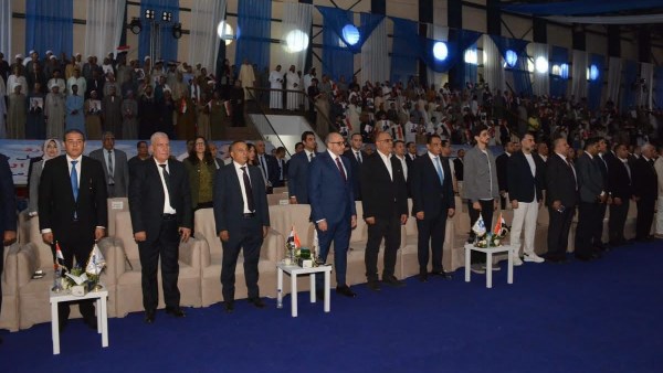 عمرو القطامي خلال مشاركته جولات حزب مستقبل وطن