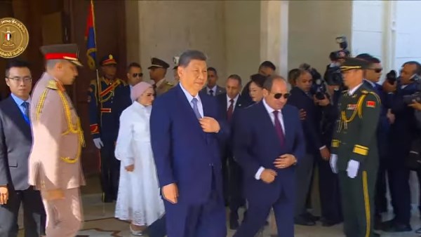 الرئيس السيسي والرئيس الصيني