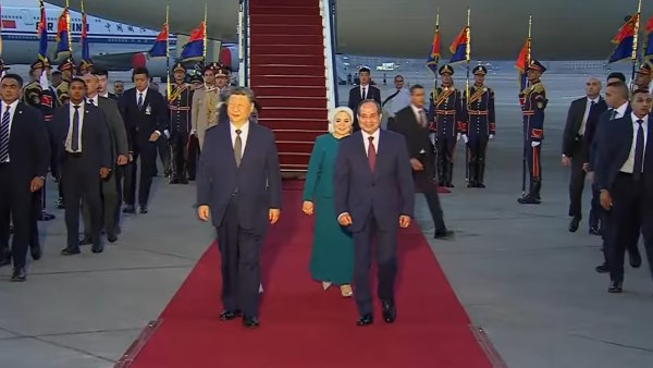 الرئيس السيسي والرئيس الصيني