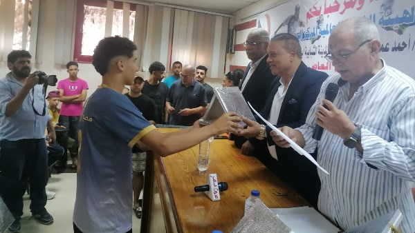 حفل ختام وتوزيع جوائز بطولة الجمهورية للكرة الخماسية للشبان العالمية 