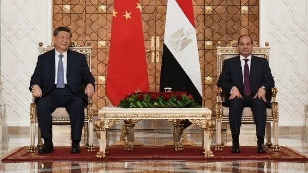 الرئيس السيسي ونظيره الصيني