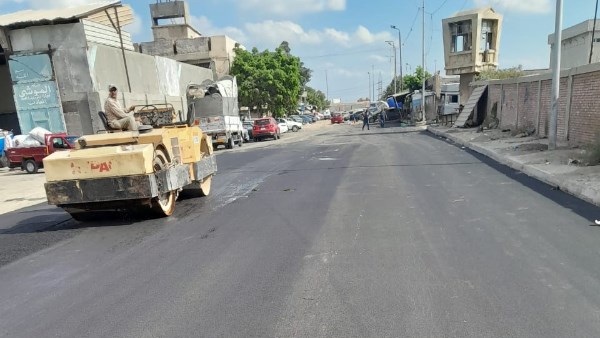 رفع كفاءة الطرق وصيانة 14 شارعا