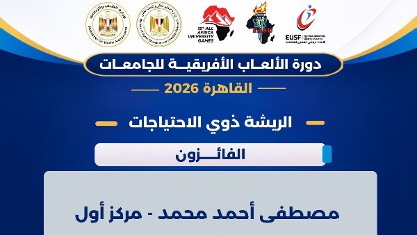الدورة الثانية عشرة للألعاب الإفريقية للجامعات «القاهرة 2026»