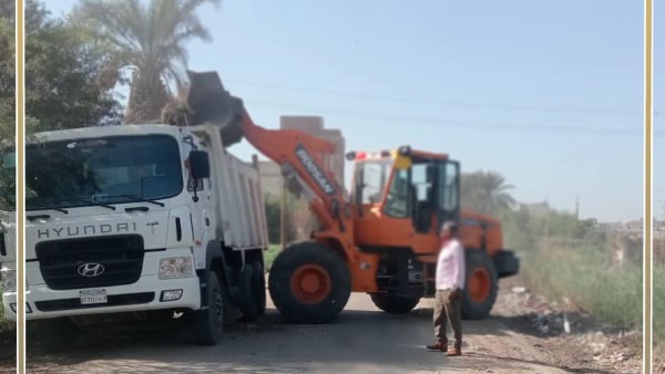 أعمال نظافة ببني سويف