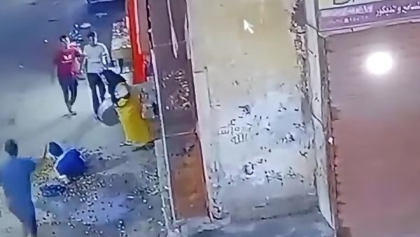 واقعة التعدي علي الشاب 