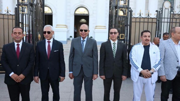 محافظ المنيا ورئيس الجامعة 