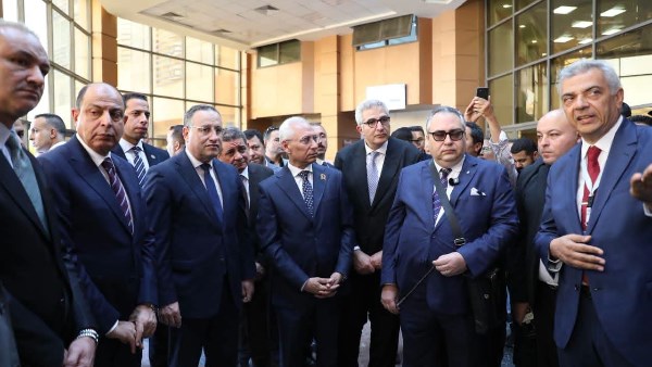 وزير التعليم ومحافظ المنيا ورئيس الجامعة يتفقدون المنشآت 