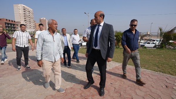 محافظ أسيوط يتفقد الميدان الجديد بصينية الوليدية 