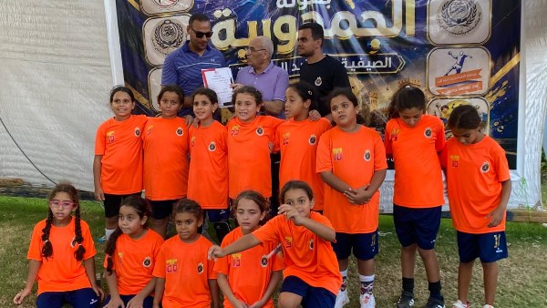 فريق كرة اليد فتيات مواليد 2018 بنادي الصيد