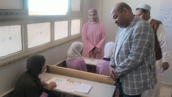 خالى تفقد وكيل الوزارة لمدارس النجيلة
