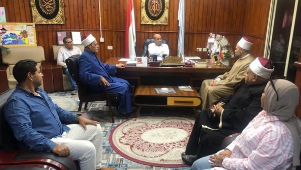 مدير تعليم مطروح يستقبل رئيس المنطقة الازهرية 