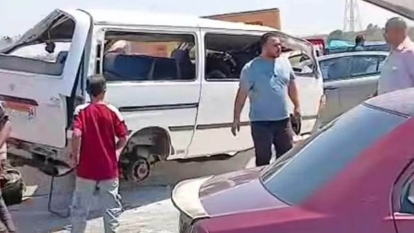 جانب من الحادث 