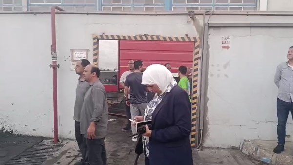 جانب من الحريق 