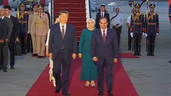 الرئيس السيسي والرئيس الصيني
