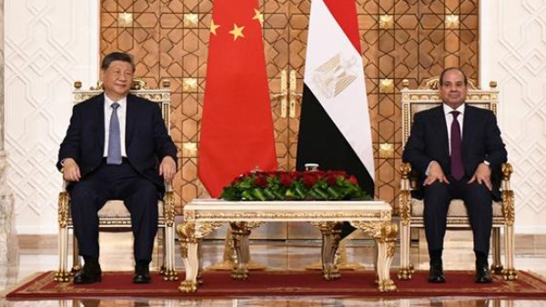 الرئيس السيسي والرئيس الصيني