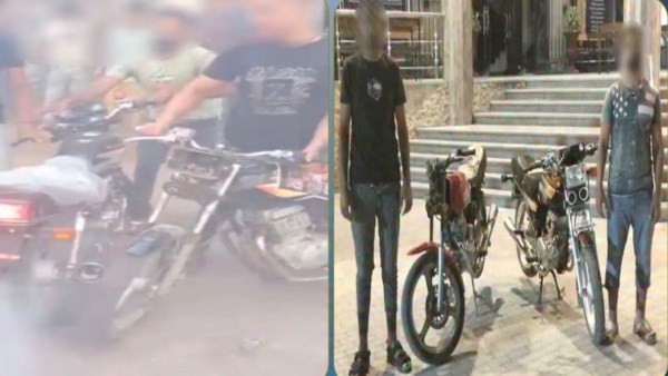 القبض على شخصين استعرضا بدراجاتهما النارية بالغربية