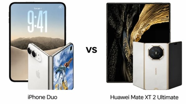 آيفون Duo وهواوي Mate XT 2 Ultimate