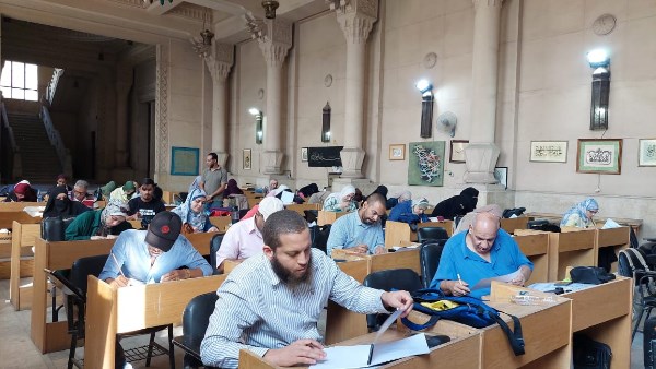 اختبارات نهاية المستوى الثالث برواق الخط العربي بالأزهر