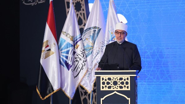 مفتي الجمهورية خلال القاء كلمته