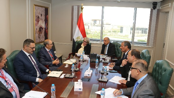 وزير الكهرباء  وسفيرة فنلندا