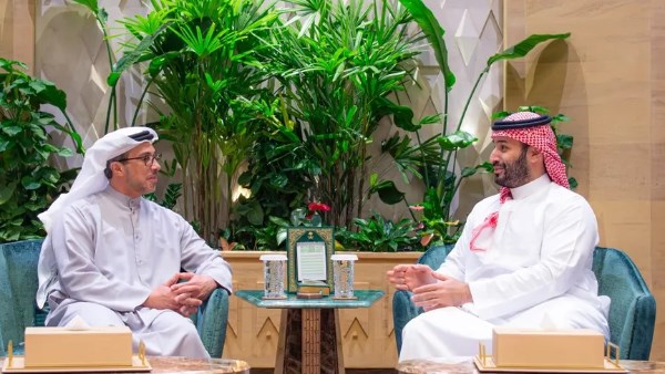 ولي العهد السعودي يلتقي نائب الرئيس الإماراتي في الرياض