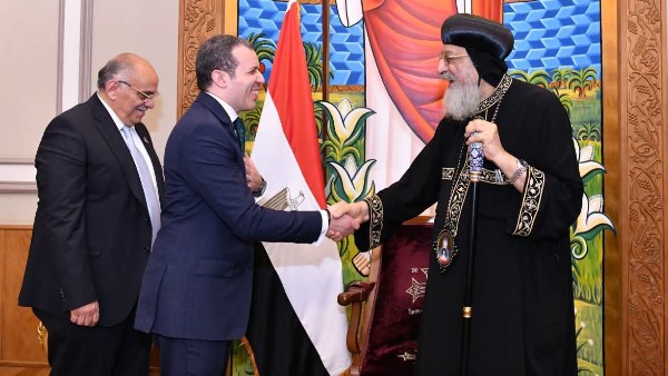 قداسة البابا يستقبل رئيس هيئة الإسعاف