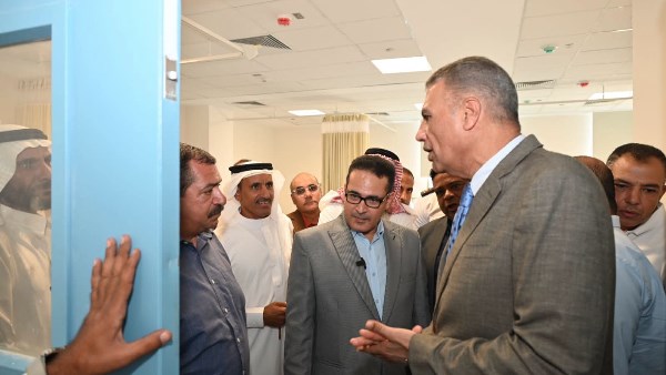 تفقد المحافظ مستشفى نويبع 