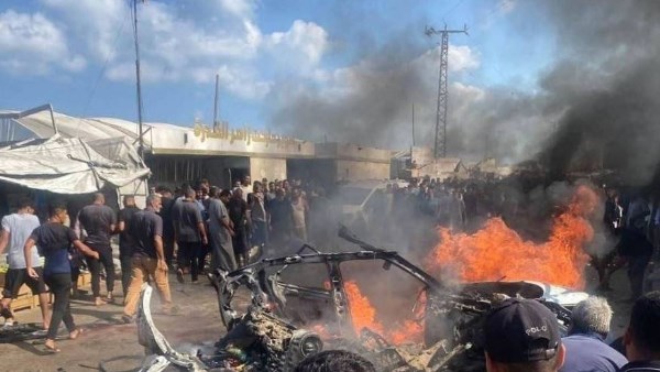 استهداف لمركبة بمواصي خان يونس