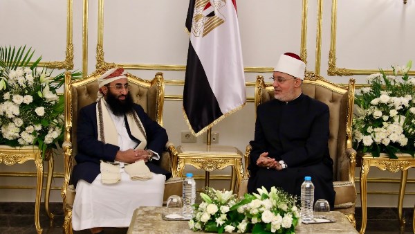 مفتي الجمهورية يلتقي وزير الأوقاف والإرشاد الديني اليمني لبحث آفاق التعاون المشترك