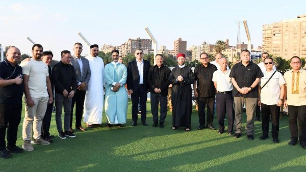 .. وزير الأوقاف يصطحب رئيس مجلس الأساقفة الفلبيني في جولة نيلية